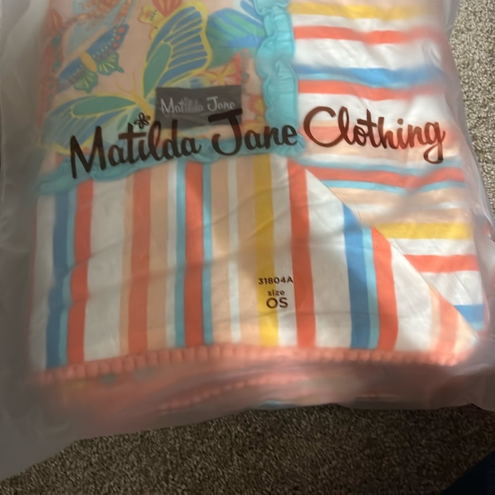 Matilda Jane Colorful Striped Kids One Piece